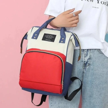 Balo Mommy Bag Dung Lượng Lớn Ngoại Cảnh, Túi Đồ Dùng Cho Bé, Thiết Kế Gấu In Chữ, Giá 91.800₫