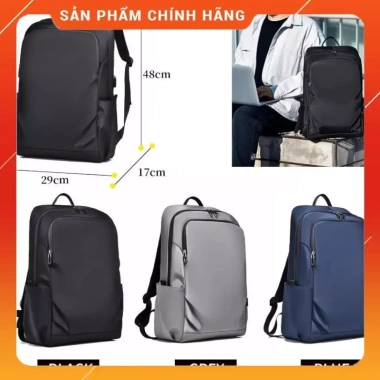 Balo Nam Chống Nước Cổng Sạc USB, Laptop 15.6 – Thời Trang Đi Học Đi Làm – Giá 890k