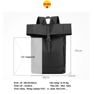 Balo Nam công sở chống thấm nước, vải cao su bền đẹp, thoáng, sức chứa lớn - 175.000₫ 3 Balo Nam công sở chống thấm nước, vải cao su bền đẹp, thoáng, sức chứa lớn - 175.000₫ 3