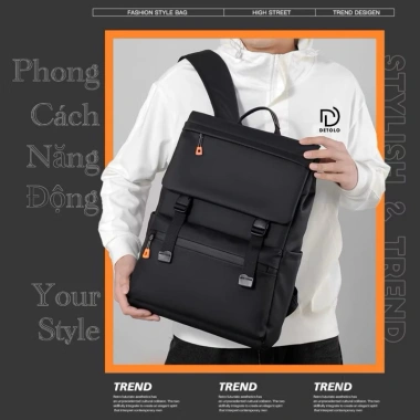 Balo nam công sở đựng laptop 15-16 inch, đa năng đi làm, đi học, chứa 3-4 bộ quần áo - Giá chỉ 299.000₫ 4