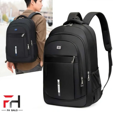 Balo nam công sở sức chứa lớn, ngăn laptop 15.6, 51*32*18cm, giảm giá 239k