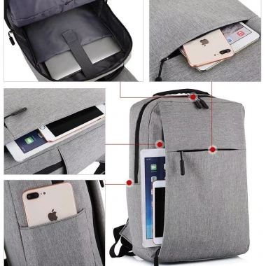Balo nam đựng laptop 15,6 inch có cổng USB - Nhỏ gọn, thời trang, đa năng mọi lứa tuổi S6 B5.502 - 80.000₫ 6