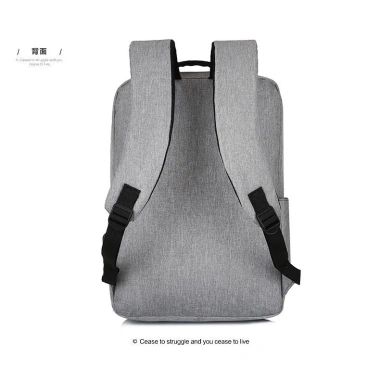 Balo nam đựng laptop 15,6 inch cổng USB, thiết kế nhỏ gọn thời trang, phong cách đơn giản S2 B5.502 - Giá 81.000 8