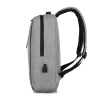 Balo nam đựng laptop 15,6 inch cổng USB, thiết kế nhỏ gọn thời trang, phong cách đơn giản S2 B5.502 - Giá 81.000 9