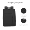 Balo nam F73 đựng laptop chống sốc, ngăn rộng, phù hợp học và du lịch - 199k 4