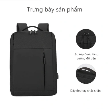 Balo nam F73 đựng laptop chống sốc, ngăn rộng, phù hợp học và du lịch - 199k 4