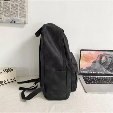 Balo nam GENBAG da pu trơn chống nước, nhiều ngăn, vừa laptop 17 inch - 165.000₫
