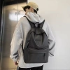 Balo nam GENBAG da pu trơn chống nước, nhiều ngăn, vừa laptop 17 inch - 165.000₫ 8