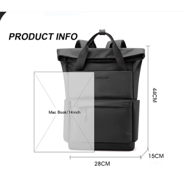 Balo nam laptop thời trang cao cấp, đi học, đi chơi, đi làm - Giá chỉ 371.000₫ 6