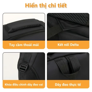 Balo nam siêu lớn 55x17x35cm, ngăn laptop đa năng, dung tích khủng, giá 259.000 VND