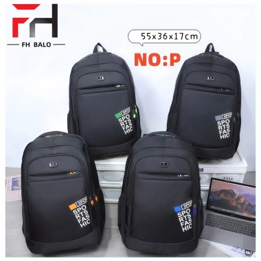 Balo nam siêu lớn 55x17x35cm, ngăn laptop đa năng, dung tích khủng, giá 259.000 VND