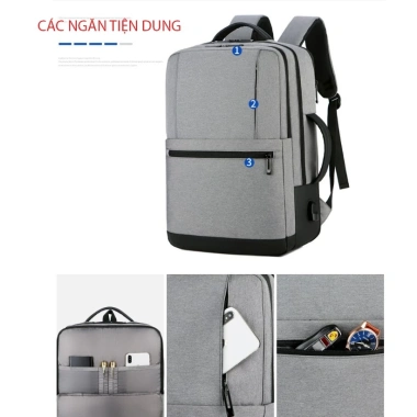 Balo nam thông minh cao cấp 15.6 inch - Phong cách mới, bền, giá chỉ 455.000đ