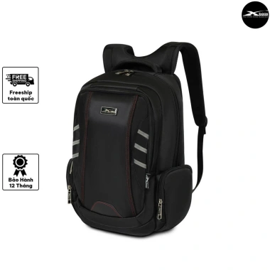 Balo Nam Xbags DarkEagle XB2.008 – Chống Thấm, Cứng, Đen Đỏ – Giá 649.000₫