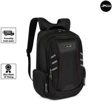 Balo Nam Xbags DarkEagle XB2.008 – Chống Thấm, Cứng, Đen Đỏ – Giá 649.000₫