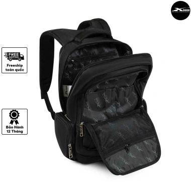 Balo Nam Xbags DarkEagle XB2.008 – Chống Thấm, Cứng, Đen Đỏ – Giá 649.000₫