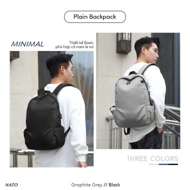 Balo NATO ProMesh Deluxe 16 inch Laptop Nam Nữ Đẹp Đi Học Giá 240k Ưu Đãi