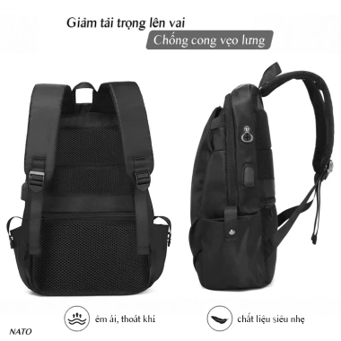 Balo NATO ProMesh Deluxe 16 inch Laptop Nam Nữ Đẹp Đi Học Giá 240k Ưu Đãi