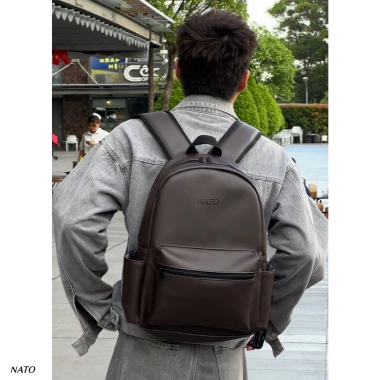 Balo NATO Ray Da Bò Nappa Cao Cấp 16 inch Laptop Nam Nữ Đẹp Đi Học Giá 380k 4