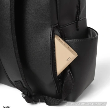 Balo NATO Ray Da Bò Nappa Cao Cấp 16 inch Laptop Nam Nữ Đẹp Đi Học Giá 380k 6