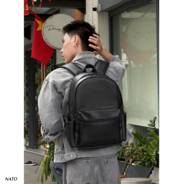Balo NATO Ray Da Bò Nappa Cao Cấp 16 inch Laptop Nam Nữ Đẹp Đi Học Giá 380k 8