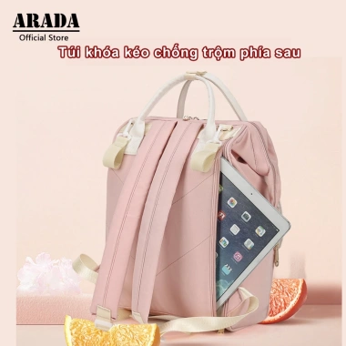 Balo nữ ARADA Hàn Quốc lớn dung tích, chống nước - Đa chức năng cho THPT, túi du lịch, giá ưu đãi 223.860₫ 5 Balo nữ ARADA Hàn Quốc lớn dung tích, chống nước - Đa chức năng cho THPT, túi du lịch, giá ưu đãi 223.860₫ 5