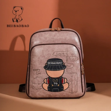 Balo nữ Beibaobao da mềm T832 đa năng, dây đeo vai cao cấp - 399.000₫