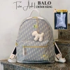 Balo Nữ Canvas Hàn Quốc Size 40/33 Đựng Sách A4, Atlas, Laptop 14in Giá 305k