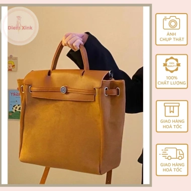 Balo Nữ Da Lộn Ulzzang Hàn Quốc - Nhiều Ngăn Trẻ Trung Năng Động, Giá 350.000 VND