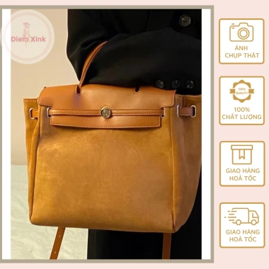 Balo Nữ Da Lộn Ulzzang Hàn Quốc - Nhiều Ngăn Trẻ Trung Năng Động, Giá 350.000 VND