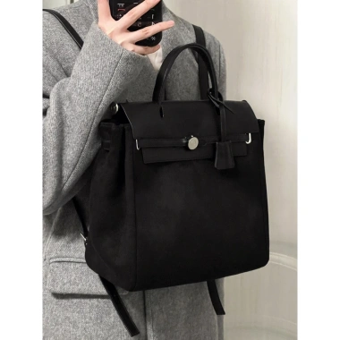 Balo Nữ Da Lộn Ulzzang Hàn Quốc - Nhiều Ngăn Trẻ Trung Năng Động, Giá 350.000 VND