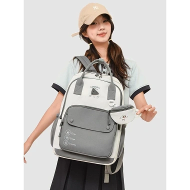Balo nữ đa năng vải cao cấp chống nước, kèm tay xách, đựng laptop, thời trang học và du lịch 68 - chỉ 415.000 VND 8