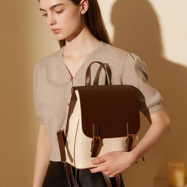 Balo Nữ Da Thật Cao Cấp Ladysam Nắp Gập Vintage Size 23 Giảm Giá 995k - Phong Cách Trẻ Trung 3 Balo Nữ Da Thật Cao Cấp Ladysam Nắp Gập Vintage Size 23 Giảm Giá 995k - Phong Cách Trẻ Trung 3