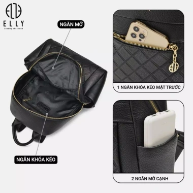 Balo nữ da tổng hợp cao cấp ELLY EBH34 – Thời trang, chất liệu bền, giảm 18% giá 1.199.250₫ 5 Balo nữ da tổng hợp cao cấp ELLY EBH34 – Thời trang, chất liệu bền, giảm 18% giá 1.199.250₫ 5