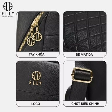 Balo nữ da tổng hợp cao cấp ELLY EBH34 – Thời trang, chất liệu bền, giảm 18% giá 1.199.250₫