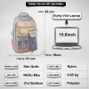 Balo nữ đi học B43 - 2 gấu dễ thương, nhiều ngăn, chống nước, đựng laptop, giá 240.000₫ 6