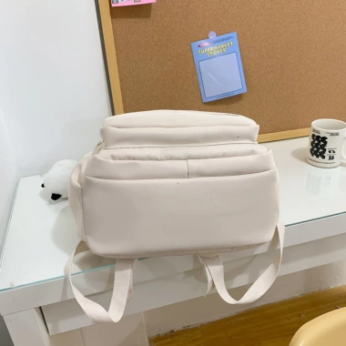 Balo nữ đi học Ulzzang Hàn Quốc, nhiều ngăn, đựng laptop 15.6 inch, thời trang 7