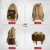 Balo nữ ELLY BAG cặp đi học, vải kèm gấu, đa ngăn, đựng laptop 15.6, chống nước 8