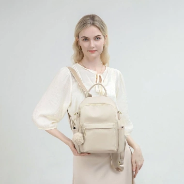 Balo nữ FOXER chống trộm Canvas 30L – Thiết kế học sinh thời trang, giảm 15%