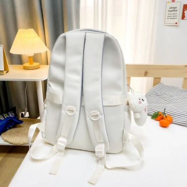Balo nữ GENBAG Ulzzang 15.6 inch đựng laptop, nhiều ngăn, đi học - Giá 165k