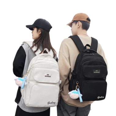 Balo nữ GENBAG Ulzzang 15.6 inch đựng laptop, nhiều ngăn, đi học - Giá 165k