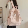 Balo nữ nơ thêu pastel, đa năng, chống thấm, ngăn laptop 15.6 inch - 215.000 VND 9