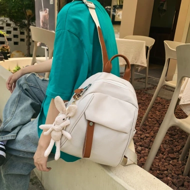 Balo nữ Prettyzys mini nhẹ, đi chơi du lịch đơn giản Hàn Quốc - 280.394₫
