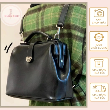 Balo Nữ Size To 35cm Da PU Mềm Hàn Quốc - Đeo Chéo, 3 Ngăn, Đựng Laptop 14inch 8 Balo Nữ Size To 35cm Da PU Mềm Hàn Quốc - Đeo Chéo, 3 Ngăn, Đựng Laptop 14inch 8