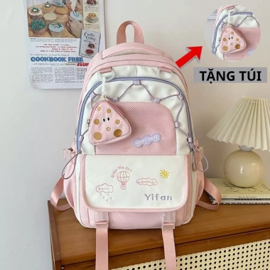 Balo nữ thời trang đa ngăn, chống nước, vừa laptop 15,6 inch - chỉ 195.000₫ 10 Balo nữ thời trang đa ngăn, chống nước, vừa laptop 15,6 inch - chỉ 195.000₫ 10