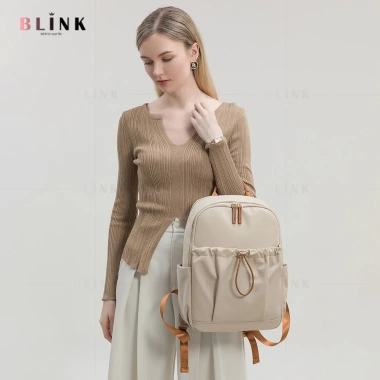 Balo nữ thời trang EAZY BLN10 vải chống nước cao cấp - Đựng laptop, cặp đi học, giảm giá 599k