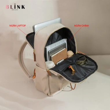 Balo nữ thời trang EAZY BLN10 vải chống nước cao cấp - Đựng laptop, cặp đi học, giảm giá 599k