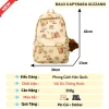 Balo Nữ Ulzzang Capybara Dễ Thương Kháng Nước Form Lớn Đựng Laptop 15.6 inch Giá 160k 3