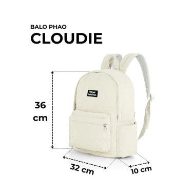 Balo Phao CLOUDIE Gọn Nhẹ Đựng Laptop, Thời Trang Nam Nữ Đi Học Du Lịch - Giá 265.000đ 8 Balo Phao CLOUDIE Gọn Nhẹ Đựng Laptop, Thời Trang Nam Nữ Đi Học Du Lịch - Giá 265.000đ 8