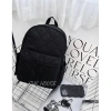 Balo phao unisex đen cá tính, vừa A4 & laptop, phù hợp đi học, đi chơi, kèm móc khóa ngẫu nhiên - 249.000₫ 3