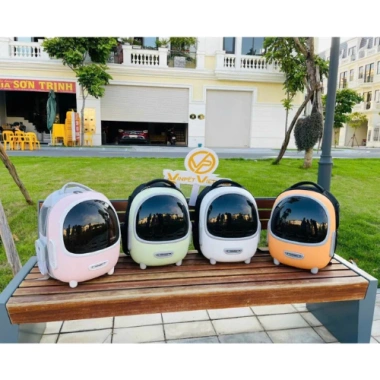 Balo Phi Hành Gia Thú Cưng Cao Cấp - Đệm Lót Thoáng Khí, Chống Nắng, Chống Đổ, Giá Ưu Đãi 545k 2